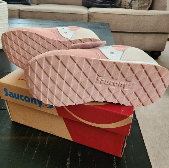Saucony Childrens Jazz Velcro Sneakers sz 10 - Picture 4 of 6